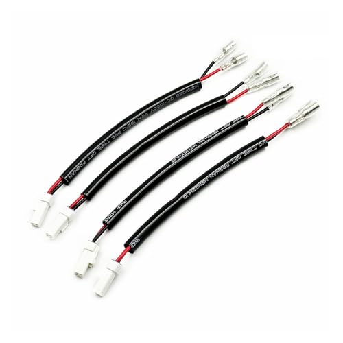 Turn Signal Cable Wire Connector Compatible With KTM 790 Duke Adventure 125 390 ADV 1290 Indicator Adapter Plug Super Wiring Harness(4pcs) - color: 4pcs