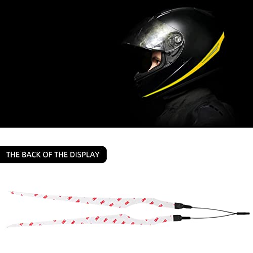 Motorcycle Helmet Light Kit,3 Mode Ride Signal LED Light Night Riding Signal Helmet Light for Motorcycle Bike Helmet,Yellow - color: Yellow