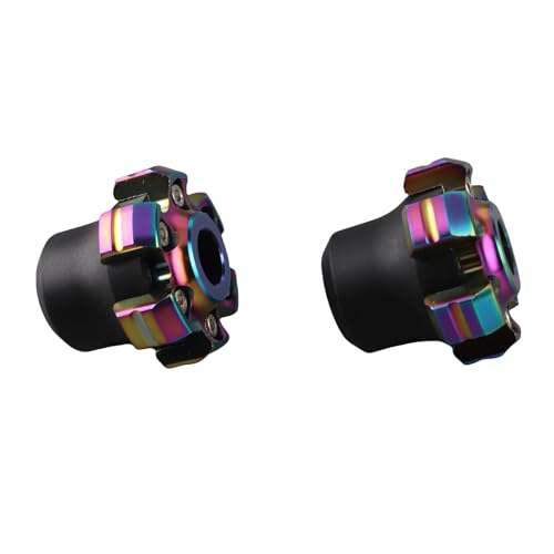 Motorcycle Wheel Front Fork Frame Slider Durable Aluminum Alloy Crash Protector Cup Universal for Motorcycle and Pair of 2