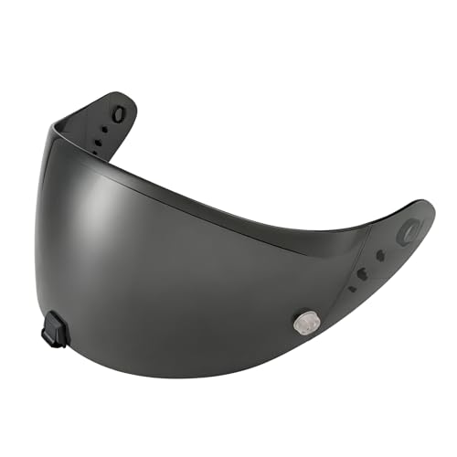 T520 Motorcycle Helmet Visor Replacement Compatible with Scorpion EXO T520/R1 Air/ST1400 UV Protection Anti-Scratch (Light Black-For Day &Night) - color: Light Black-for Day &Night