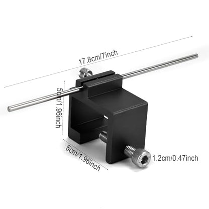 Chain Alignment Tool Suitable for Motorcycle ATV Dirt Bike Scooter Sprocket Chain Maintenance Quick Accurate Alignment Tool (Black) - color: black