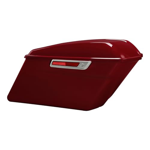 HR3 Billiard Red Hard Saddlebags Compatible with 2020 Road Glide Special FLTRXS Street Glide Special FLHXS (Replace for OEM) Fit for 2014-2023 Harley Touring Models - color: Billiard Red