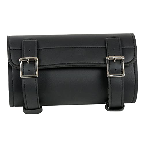 Milwaukee Performance SH49802 Black PVC Large Two Buckle Tool Bag for Motorcycles - One Size