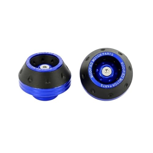 Universal Motorcycle Wheel Protection Crash Pad Motorbike Crash Protectors(2Pcs Blue) - color: 2Pcs Blue
