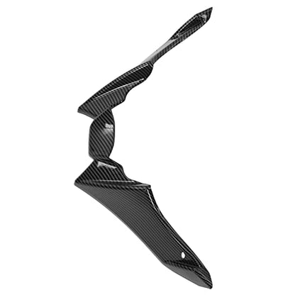 Front Beak Shockproof Motorcycle Aerodynamic Windshield Wing Cover Front Spoiler Winglet Aerodynamic Wing Kit Fit For MT?09 SP 2021 to 2023 (Carbon Fiber ) - color: Carbon Fiber Style