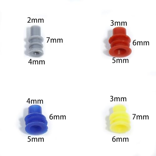 Connector Pins Crimped Terminal Automotive Car kit Electrical 1/1.5/1.8/2.2/2.8/3.5mm Motorcycle ATV Wire Removal Non-Insulated Plug Male Female Crimp Set