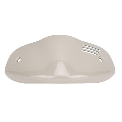 Motorcycle Windscreen Extension Adjustable Spoiler Clip On Windscreen Visor Windproof Front Flyscreen Replacement For GTS GTV 300 2024 (Beige Coffee Color) - color: Beige Coffee Color