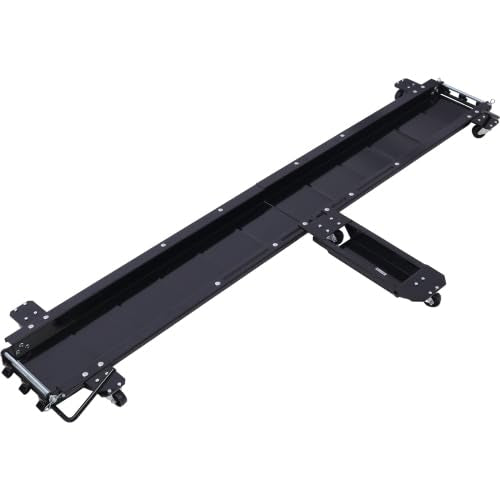 Motorcycle Dolly 1250 lbs. Widow Cruiser-Dolly Steel Motorcycle Dolly Black, YYUE-240412-25