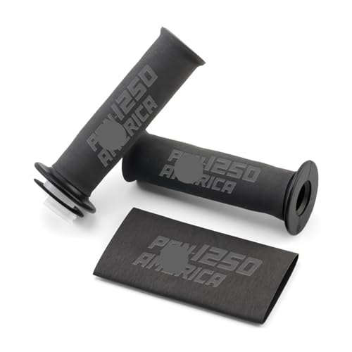 for PAN AME&RICA 1250 S PA1250 2023 Motorcycle Universal Heat Shrinkable Grip Cover Antislip Rubber Handlebar Grip Gripss Handlebars - color: Pan Am-erica