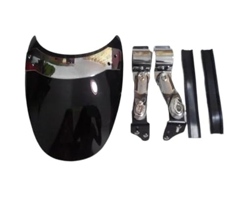Motorcycle Windshield for Shadow for Spirit 750 VT750C VT750C2 VT750C2S VT750RS Bike Motorcycle Motorbike Windshield Windscreen - color: Black