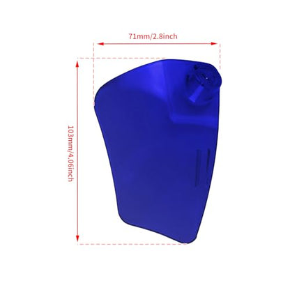 Motorcycle ST Headlight Fairing Air Deflector Side Wing Windshield Kit Fit for Harley Softail Low Rider ST 2022-up (Blue) - color: Blue