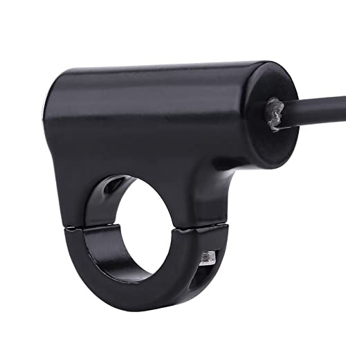 Motorcycle Push Start Button with Horn, Headlight, Brake, Fog Lights - 7/8" (22mm) Automatic Return with Green Light