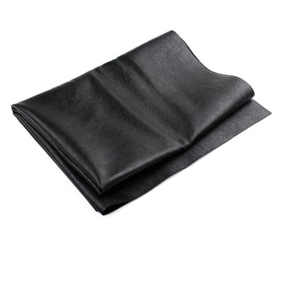 Motorcycle Seat Cover, 39.37" x 27.56" Waterproof Elastic Leather Seat Protector, DIY Motorcycle Seat Cover, Universal for Most Motorcycles, Scooters, Electric Vehicle (Black)