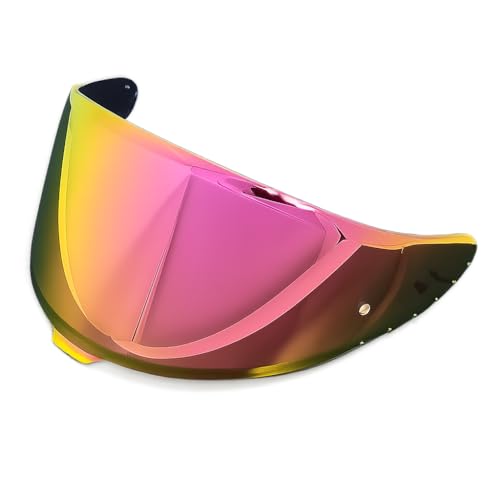 Shoei RF1400 X15 Helmet Visor Replacement Shield, Anti-Fog Sun Shield Accessory Compatible with RF-1400, X15, CWR-2, Z8, X-SPR PRO(RoseRed) - color: Rosered