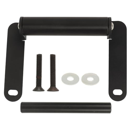 Motorcycle Phone Navigation Bracket, Replacement for SR GT200 GT125, Sturdy Iron GPS Stand Holder with 22mm and 12mm Handlebar Fit, Rust - Electrostatic Spray Coa