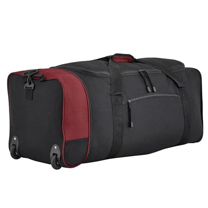Travelers Club 32" Midgard Expandable Rolling Travel Bag - color: Red