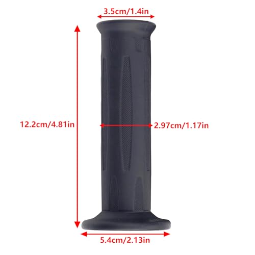 Motorcycle Handle Grips 7/8" Compatible with BMW S1000RR XR RnineT Rnine T Scrambler R 1200ST GS ADV RS F650 700 800GS - Anti-Slip Rubber Grip Covers