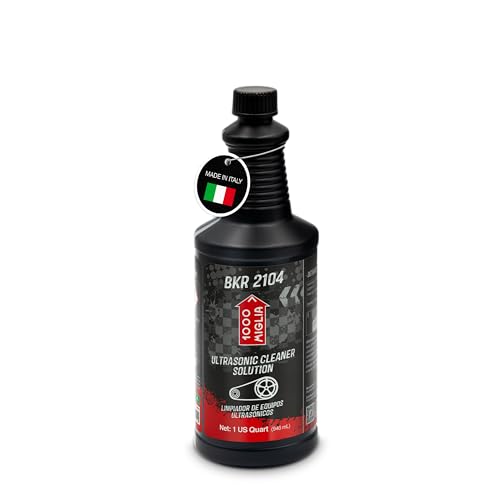Errecom 1000 Miglia BKR 2104 Ultrasonic Cleaner Solution for Ultrasonic Machines to Deeply Clean Bike and Motorbike Components, Biodegradable and Concentrate Formula, 1 L Bottle - color: Ultrasonic Cleaner Solution