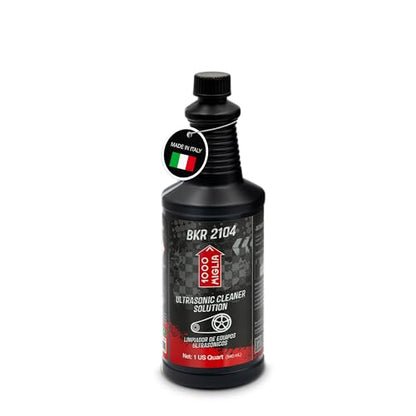 Errecom 1000 Miglia BKR 2104 Ultrasonic Cleaner Solution for Ultrasonic Machines to Deeply Clean Bike and Motorbike Components, Biodegradable and Concentrate Formula, 1 L Bottle - color: Ultrasonic Cleaner Solution