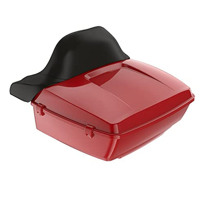 Moto Onfire Billiard Red Tour Trunk Luggage Latches Hinges Fit for AB Harley Touring Razor Chopped King Tour Trunk Luggage - color: Billiard Red