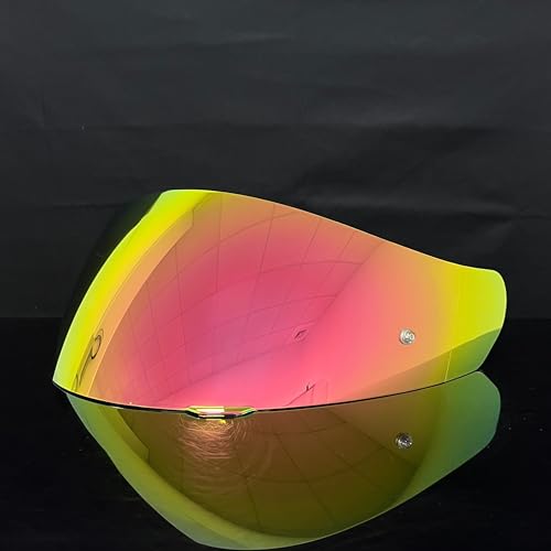 HJ-17 Helmet Visor Replacement,UV Protective Helmet Face Shield Compatible with CL-MAX II,IS-MAX BT,SY-MAX III,IS-MAX II,CL-MAX 3,C90,C91,C91N (Revo Pink Gold-Day Use Only) - color: Revo Pink Gold-day Use Only