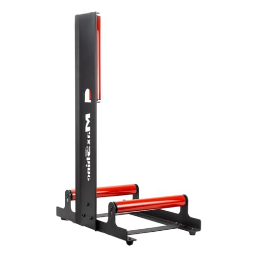 Maxshine Universal Red Wheel & Rim Detailing Rolling Stand | 360° Rotating Tire Stand for Wheel Wash, Ceramic Coating & Tire Shine | Heavy-Duty Rim Roller Stand for Professional Auto Detailing - size: Large (Red)