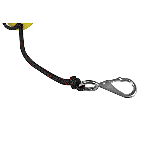 Extreme Max 3006.6628 BoatTector All-in-One PWC Sand Anchor and Buoy Kit with 6' Rope and Snap Hook,Yellow, 1 Count (Pack of 1) - color: Yellow
