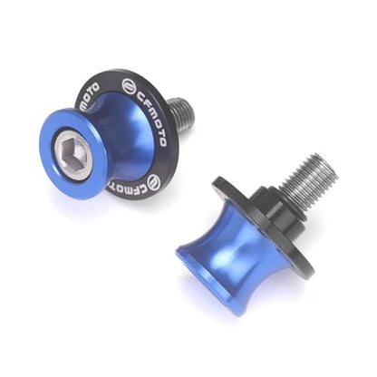 10MM 450SS Swing Arm Spools Sliders Fit For CFMOTO 450SS / 450NK / 650NK / ibex450 Stand Frame Slider Crash Bar Accessories,CNC T6061 Aluminum (Navy Blue) - color: Navy Blue