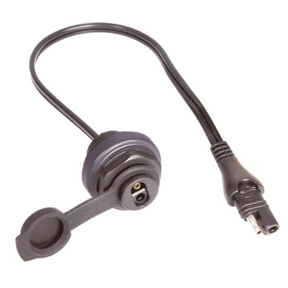 Optimate Cable O-20, Weatherproof SAE Socket, Front Panel Mount - style: OptiMATE PANEL MOUNT: SAE Socket to SAE