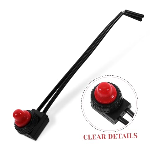 Alipis Waterproof Push Button Switch for Motorcycle 107 Wiring – Universal Handlebar Control Switch for Engine and Brake Light Activation