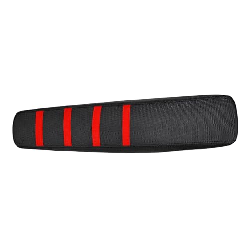 JFG RACING Seat Cover for VALTINSU Electric Dirt Bike,PVC Non-Slip Cushion Guard for VALTINSU EM5 Motorcycle Off-Road Ebike-Red - color: Red