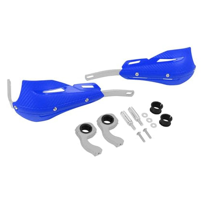 CHIFUN Handguard for 7/8" 22mm and 1 1/8" 28mm Motorcycle Handlebar Brake Lever Protection Hand Guard CNC Aluminum Compatible with ATV Motorbike Motocross Supermoto Racing Dirt Pit Bike - color: Blue