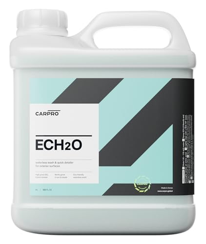 CARPRO ECH2O Waterless Wash, High Gloss Detail Spray, Rinse-Less Wash, and Clay Lubricant Concentrate - 4 Liter (135oz) - size: 135 Fl Oz (Pack of 1)