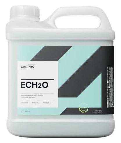 CARPRO ECH2O Waterless Wash, High Gloss Detail Spray, Rinse-Less Wash, and Clay Lubricant Concentrate - 4 Liter (135oz) - size: 135 Fl Oz (Pack of 1)