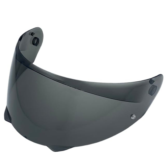 HJ-33 Helmet shield Replacement,Motorcycle Helmet Visor Compatible with HJC i90,i91 & Harley H-31 (Light Black) - color: Light Black