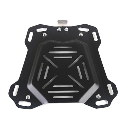 Motorcycle Box 1Pc 45L 55L 65L Motorcycle Top Rear Luggage Box Bracket Plate Trunk Boot Quick Release Base Plate Shelf Holder Aluminum Fashionable (Color : 55L 65L) - color: 55l 65l