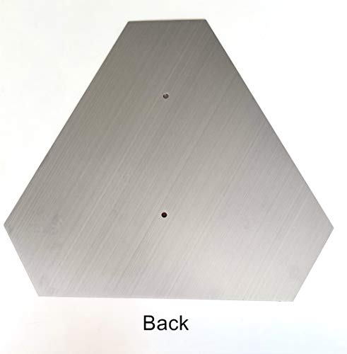 Slow Moving Vehicle Sign, Farm Triangle Safety Sign, Aluminum 14"x16" Engineering Grade Reflective for Golf Cart - style: 1-Pack Aluminum