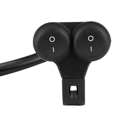 Motorcycle On/Off, Motorcycle Handlebar 22Mm Handlebar Control, Motorcycle Switchgear for Headlight, Brake, Fog Lights, and Horn (Model B) - size: Model B