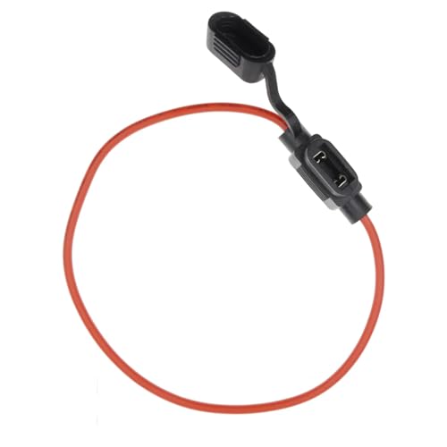 2Pcs 15 Inch Wire Length Inline Fuse Holder Low Profile Mini APS ATT Add-a-Circuit Car Fuse Holder TAP Adapter 10A Blade Automotive Fuse Holder for Automotive Marine CFH-ILLPMI-PT10A38CM - color: CFH-ILLPMI-PT10A38CM