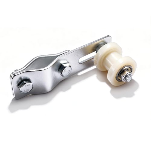 Chain Tensioner Adjuster W/8mm chain tensioner Guide wheel for 49cc 60cc 66cc 80cc Engine Motorized Bicycle Dirt Bike ATV bicycles（White） - color: white