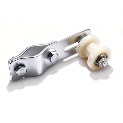 Chain Tensioner Adjuster W/8mm chain tensioner Guide wheel for 49cc 60cc 66cc 80cc Engine Motorized Bicycle Dirt Bike ATV bicycles（White） - color: white