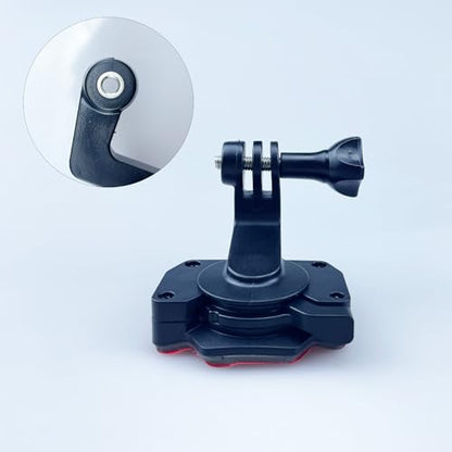 Action Camera Helmet Mount Holder Universal Self-Adhesive Sticky Mounts for Gopro Hero DJI Osmo Insta 360 Sjcam Waterproof Underwater Camera Motorcycle Helmet Bike Helmets Skateboard Helmets
