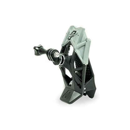 Dango Design Gripper Mount for GoPro/Osmo/Insta360 | Universal Helmet Clamp Mount for Action Cameras | Dirtbike, Motocross, Enduro, Motorcycle, and ATV Helmets | Stealth Black - color: Stealth Black