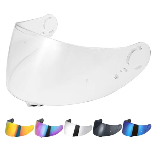 GT Air Visor Repalcement for GT Air 2, Outer Face Helmet Shield Compatible with CNS-1/Neotec/TC-5/TC-9 Accessories (Clear) - color: Clear