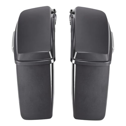 HR3 Gauntlet Gray Metallic Hard Saddlebags Compatible with 2021 Street Glide Special FLHXS Ultra Limited FLHTK (Replace for OEM) Fit for 2014-2023 Harley Touring Models - color: Gauntlet Gray Metallic