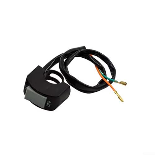 22MM Motorcycle Handlebar LED Switch Featuring Engine Kill and Dual Flash Button for Improved Nighttime Riding Safety (black) - color: Black