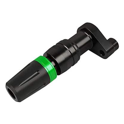 Rear Frame Slider CNC Aluminum Crash Pad Replacement for NINJA400 Z400 2018-2022 / NT1100 2022-2023 / Rebel 300 500 CMX 300 500 Motorcycle Frame Fairing Protection(Green) - color: Green