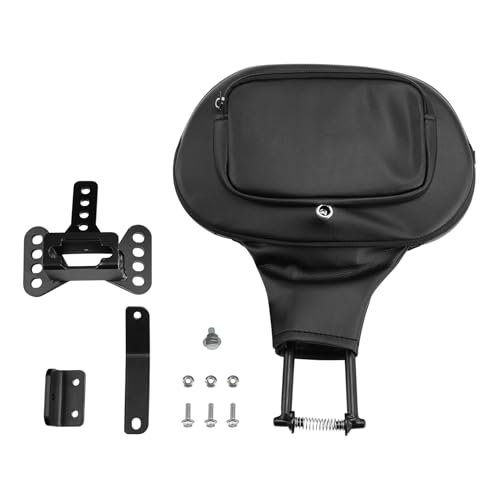 C.C. RIDER Driver Rider Backrest Fit for Harley Touring Road King Street Glide Road Glide Electra Glide and Tri Glide Models 2009-2023 2009-2023 - color: Rider Backrest 23#Black