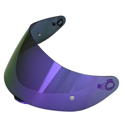 K1 Helmet shield Replacement,K5 Motorcycle Helmet Visor Compatible with K1 K1S K3SV K5 K5S (Revo Deep Purple) - color: Revo Deep Purple