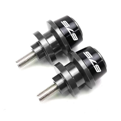 MOWOK Fit For 675SS 675SR 675NK 675 SR-R 675 SR/NK/SS/SR-R 10MM Motorcycle Accessories Rear Stand Screws M10 Swing Arm Swingarm Spools slider (Grey) - color: Grey